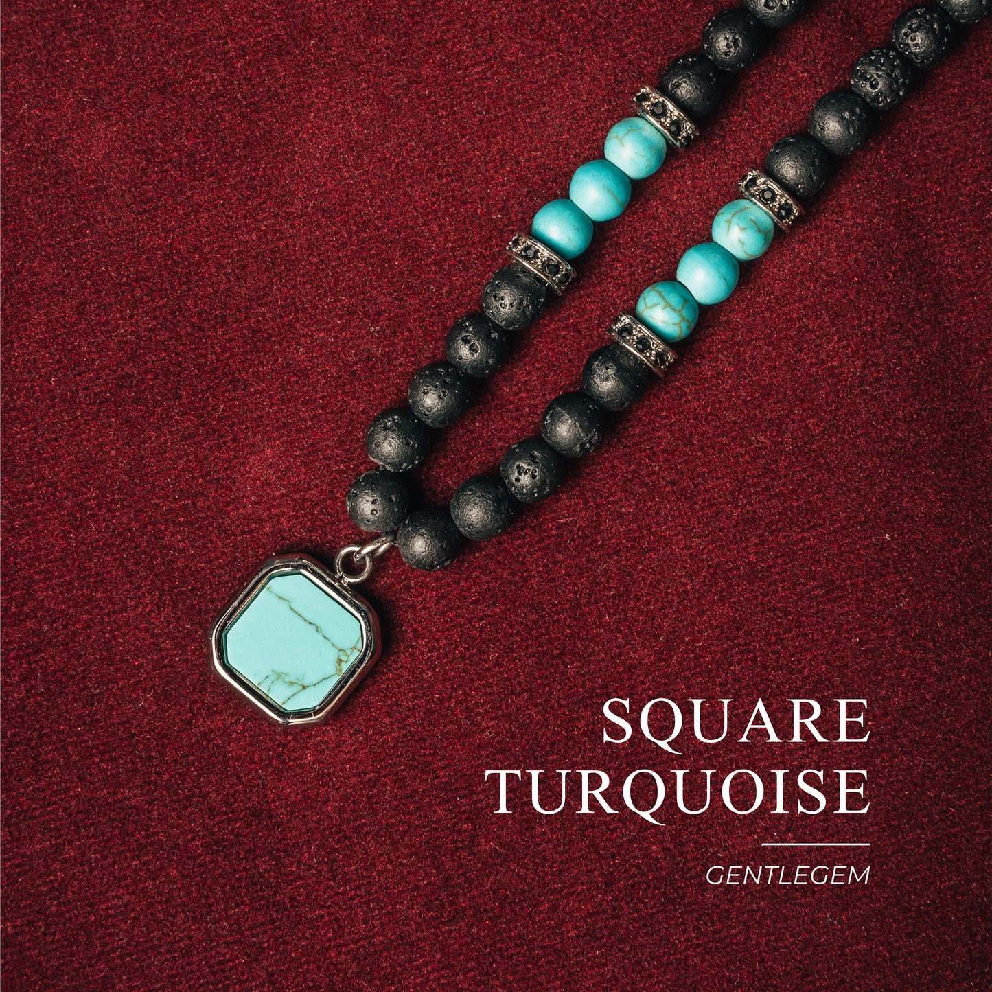 Collar Square Turquoise