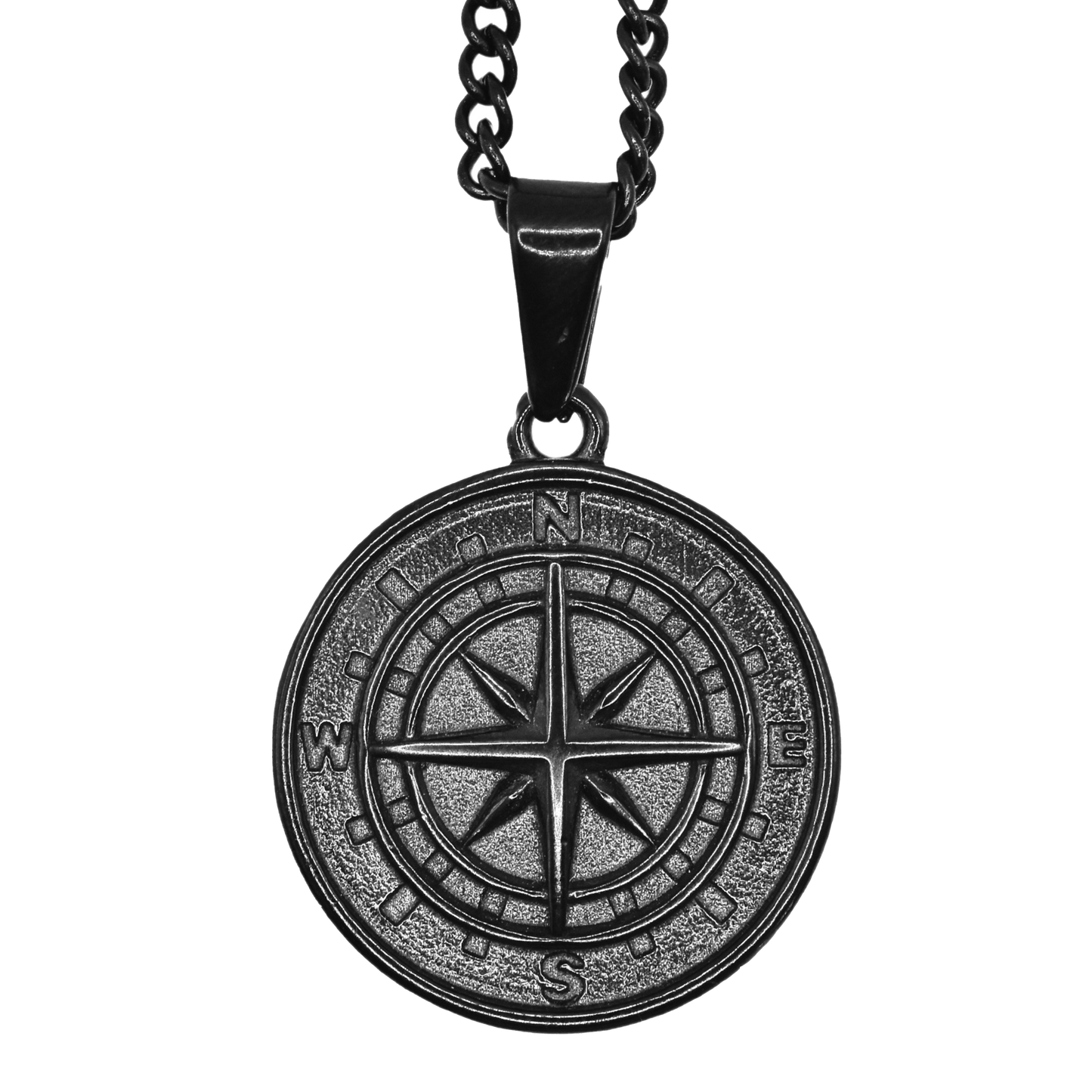 Cadena Cubana Fina con Dije de Compass