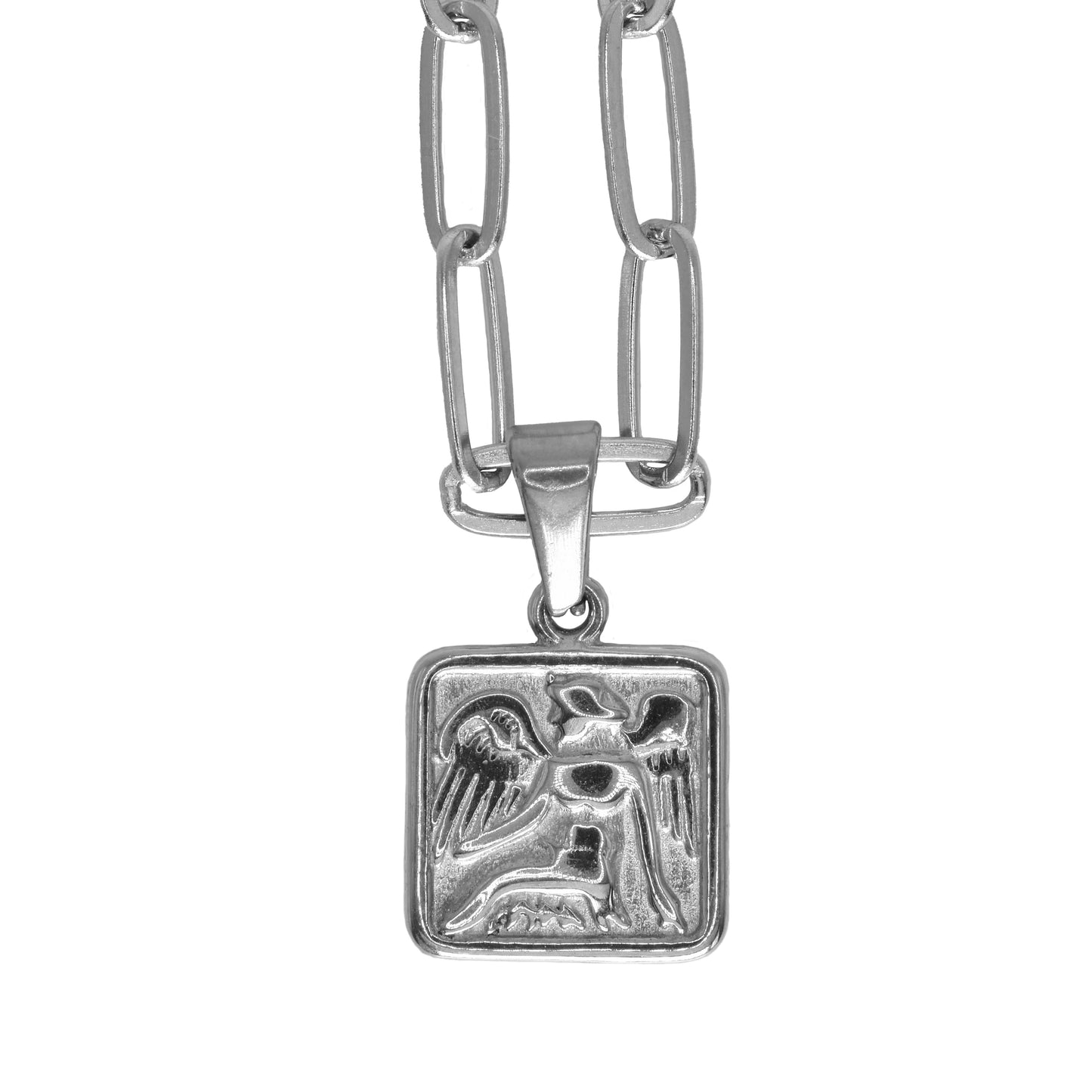 Cadena Clip con Medalla de Lucifer