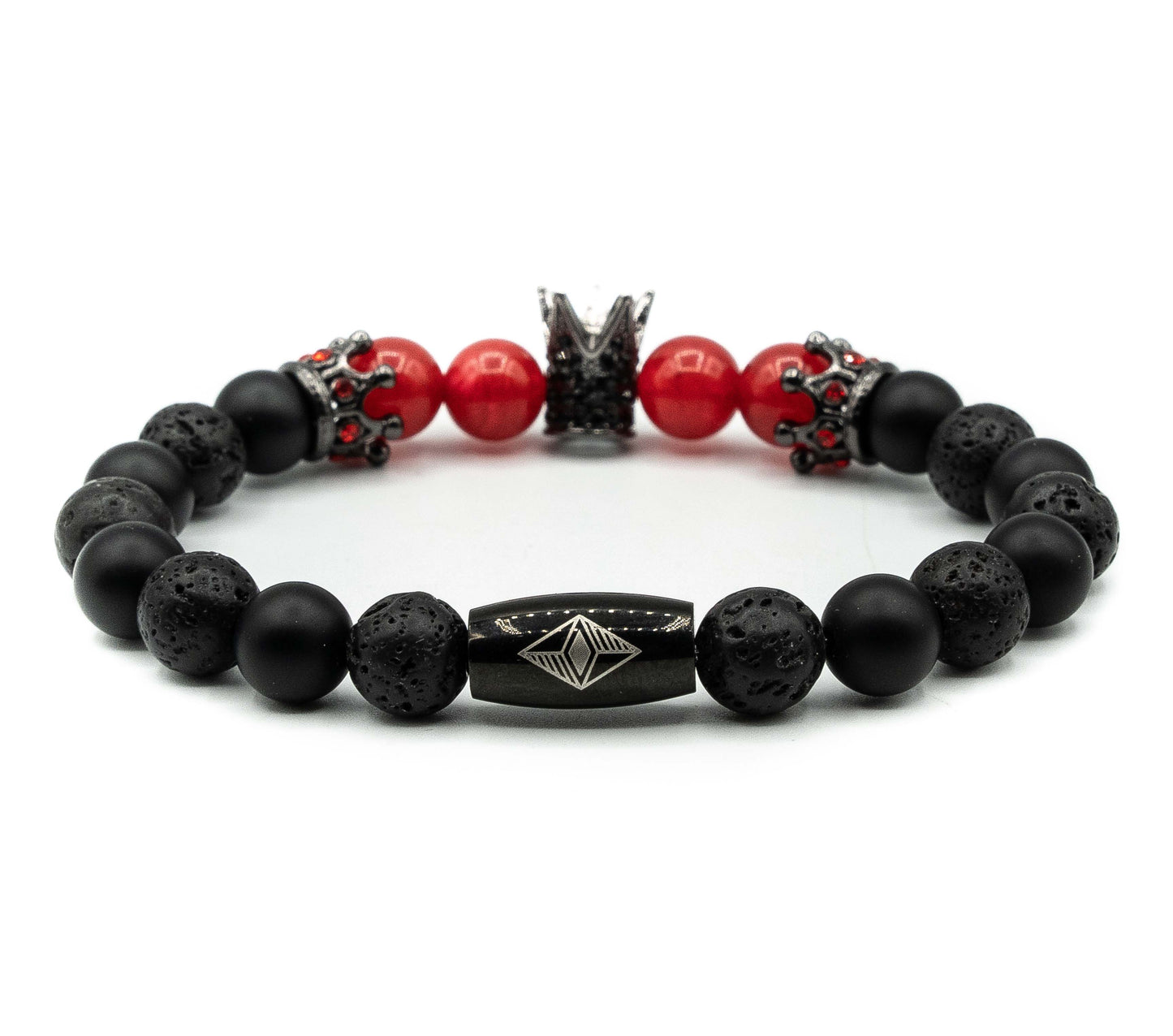 Pulsera King of Kings Black/Red