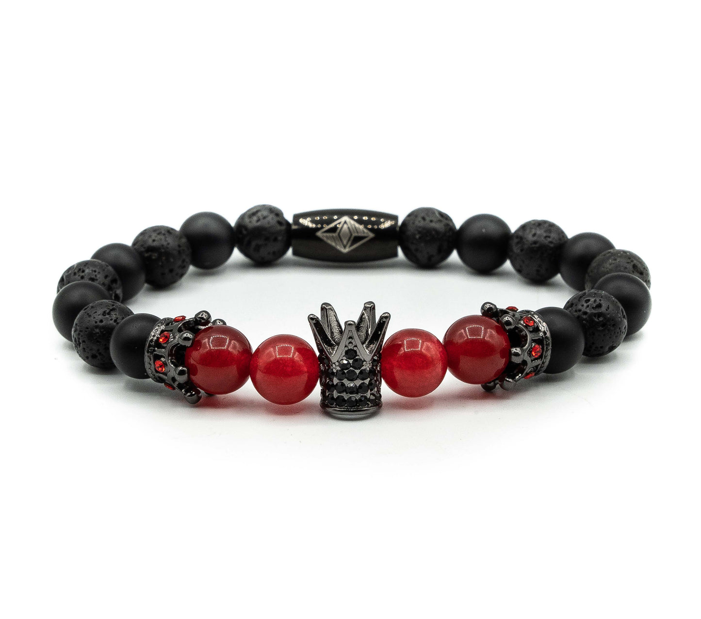 Pulsera King of Kings Black/Red