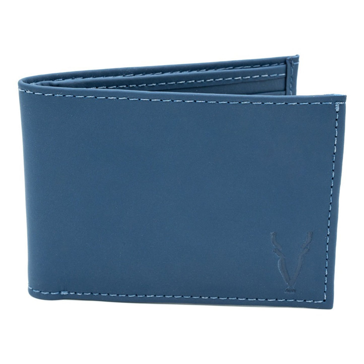Billetera Grande Azul Mate