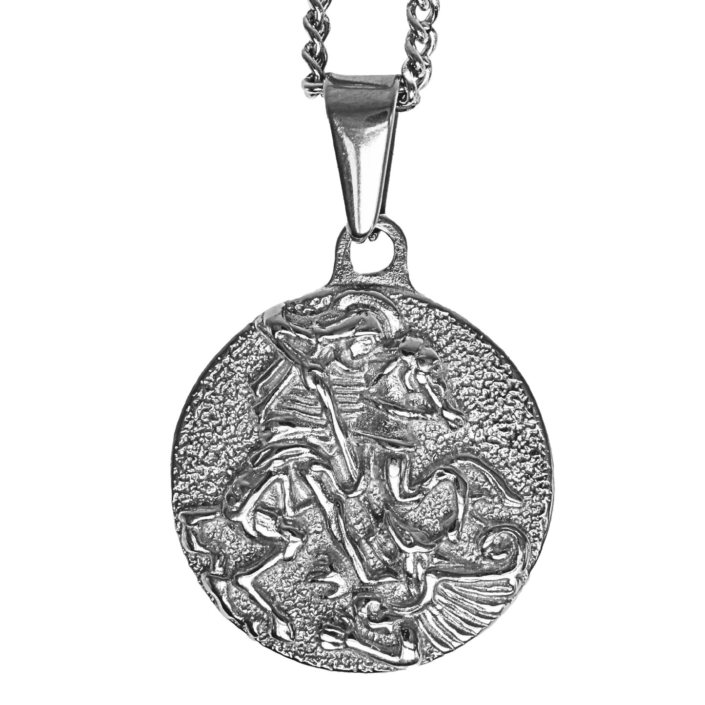 Cadena Cubana Fina con Medalla de San Jorge