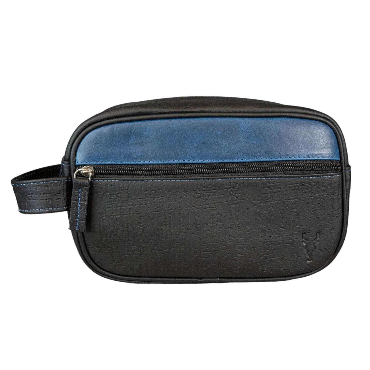 Neceser Compacto Negro Egipcio interior Azul Vintage