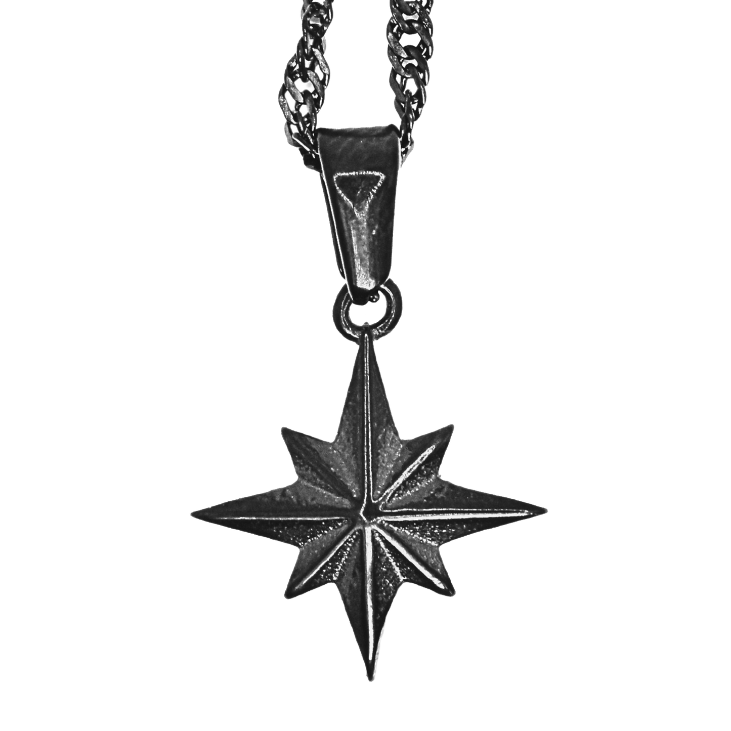 Cadena Curb con Estrella de Belen