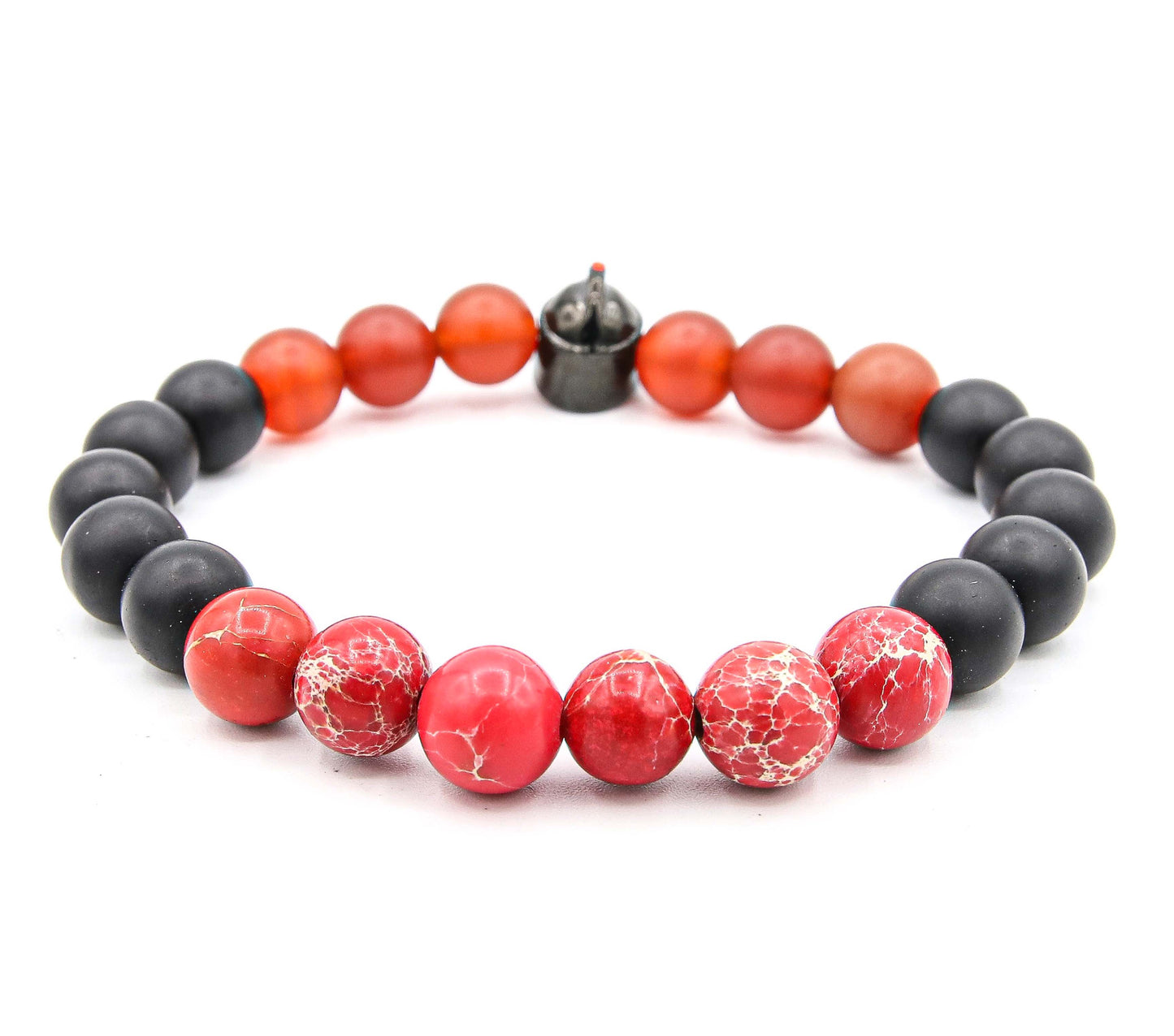 Pulsera Gladiador Rodio / Ambar