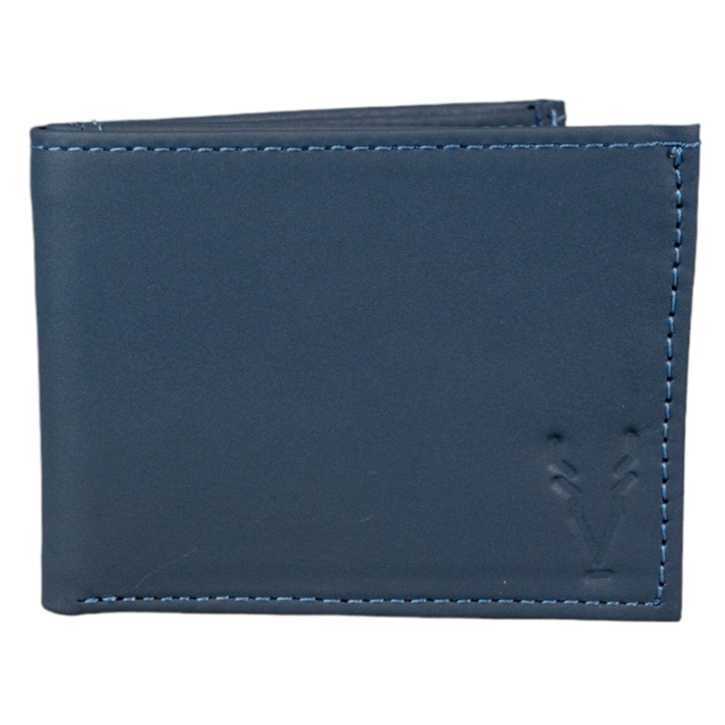 Billetera Compacta Azul Mate