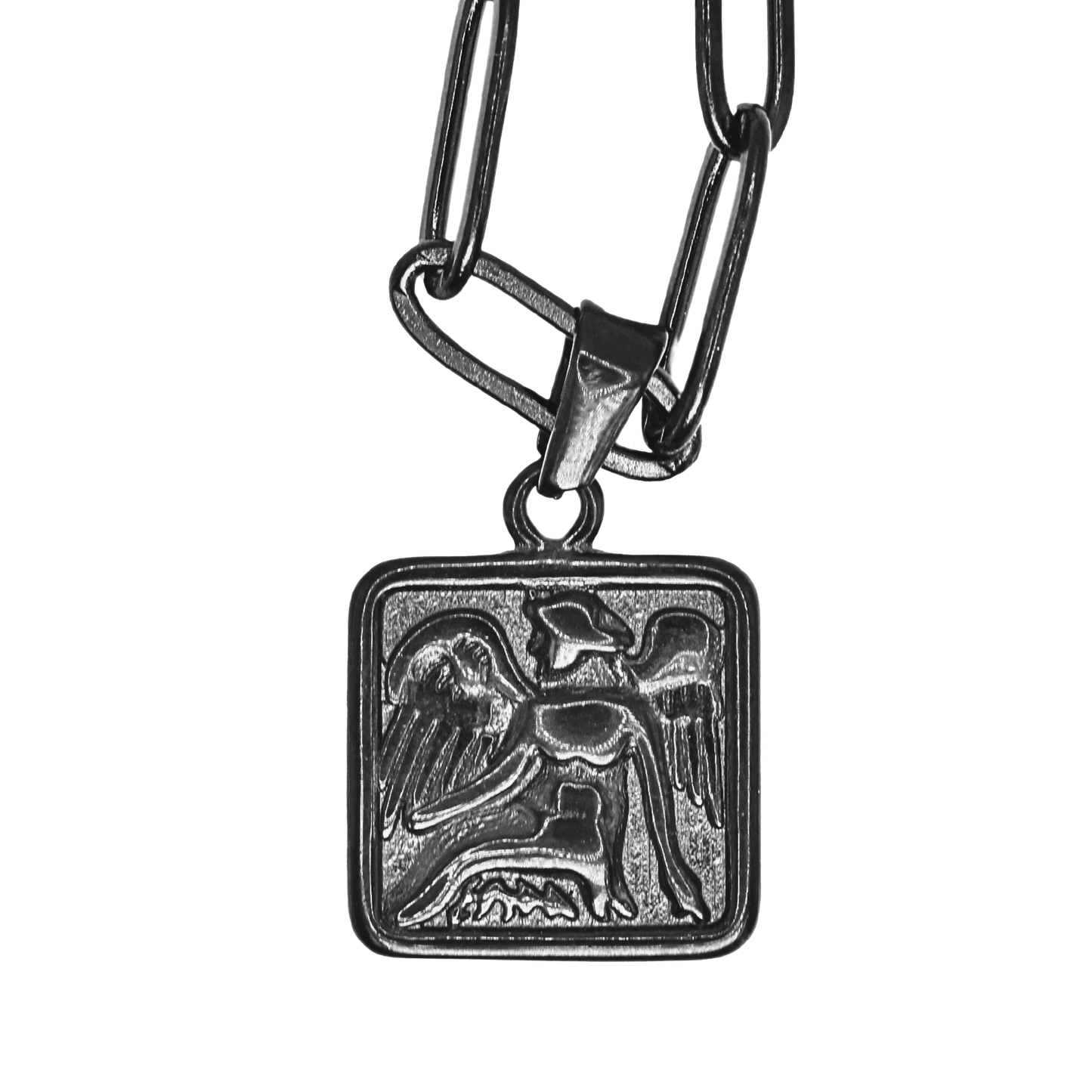 Cadena Clip con Medalla de Lucifer