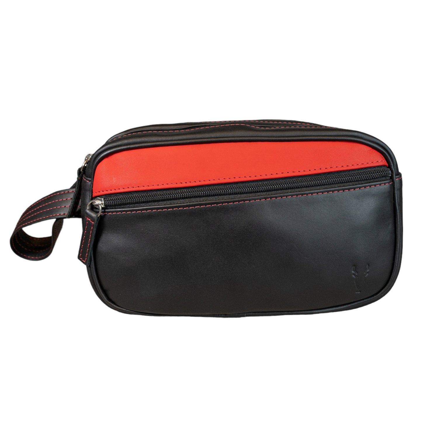 Neceser Doble Negro Mate interior Rojo Ferrari