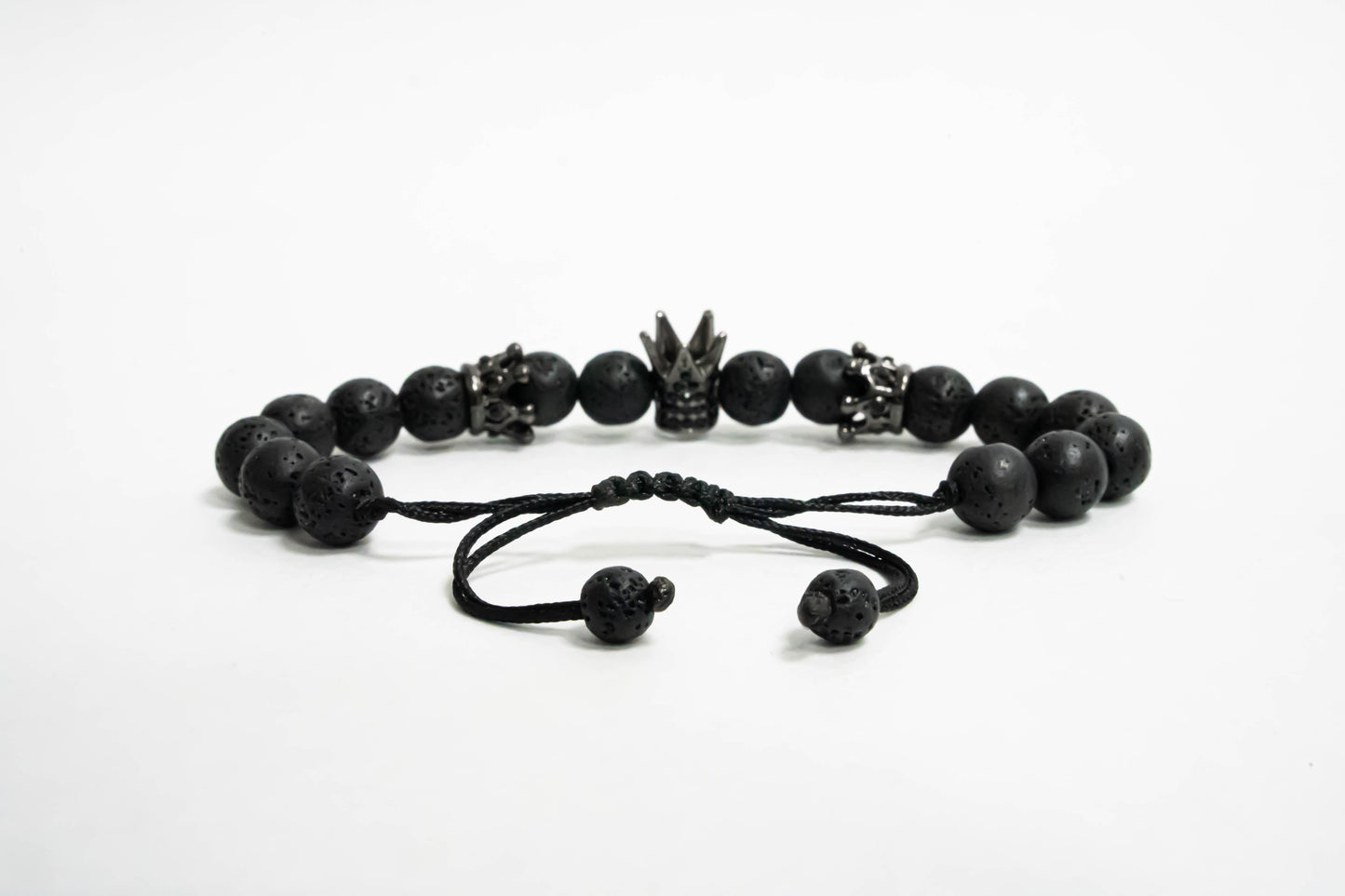 Pulsera King of the Kings Rodio Macrame Volcanica