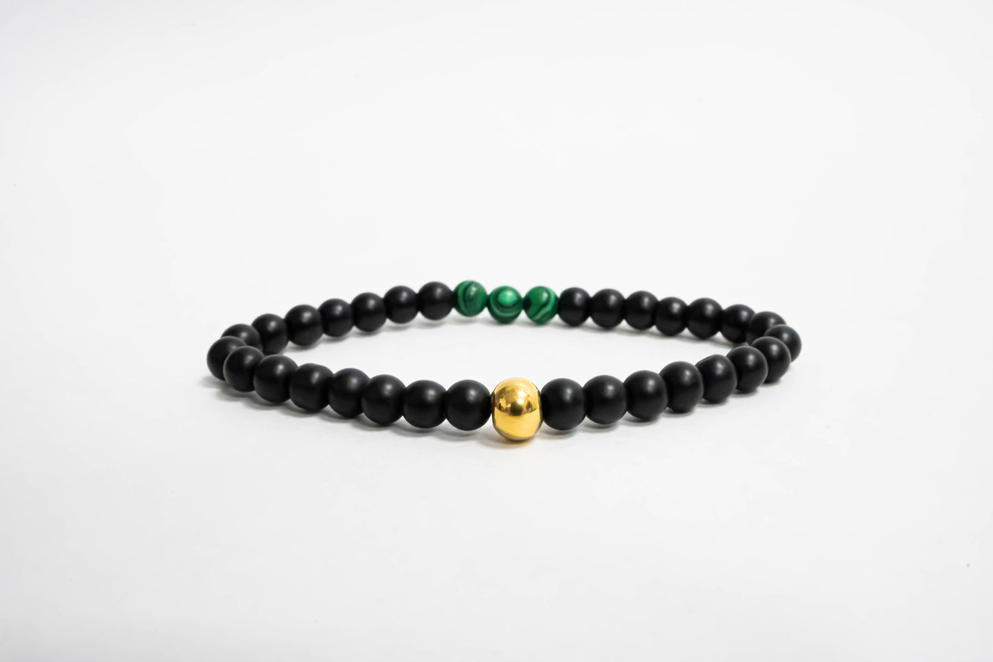 Pulsera Minimalista Malaquita Onyx
