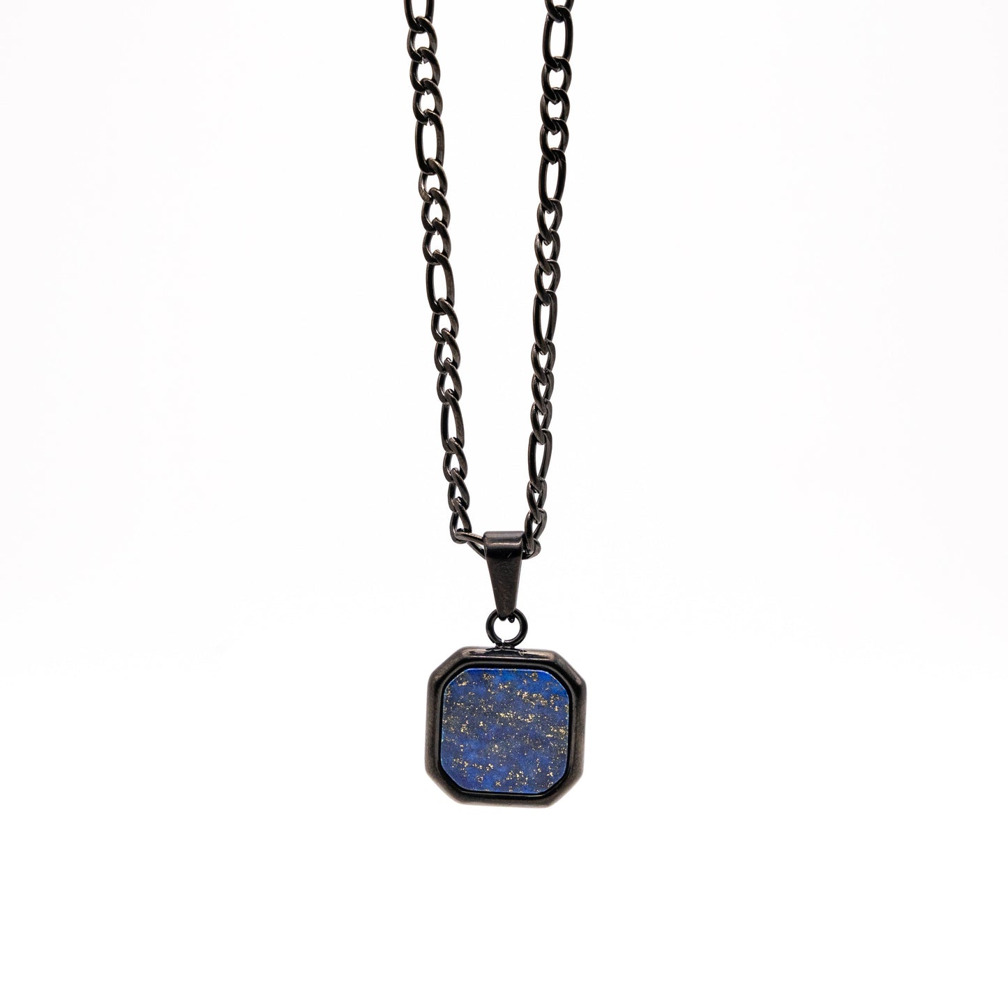 Cadena Figaro con Dije Square Lapislazuli