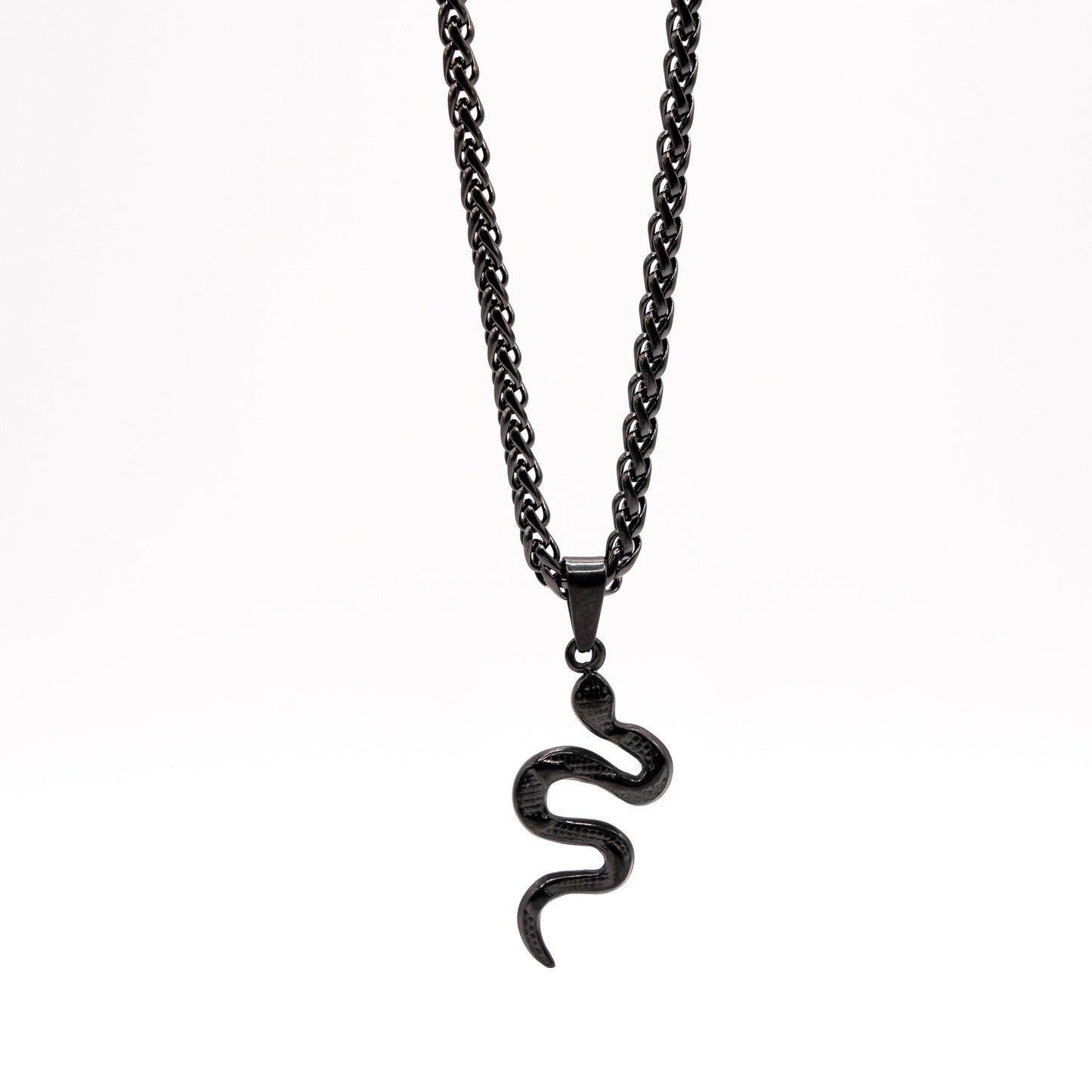Cadena Wheat con Dije Snake