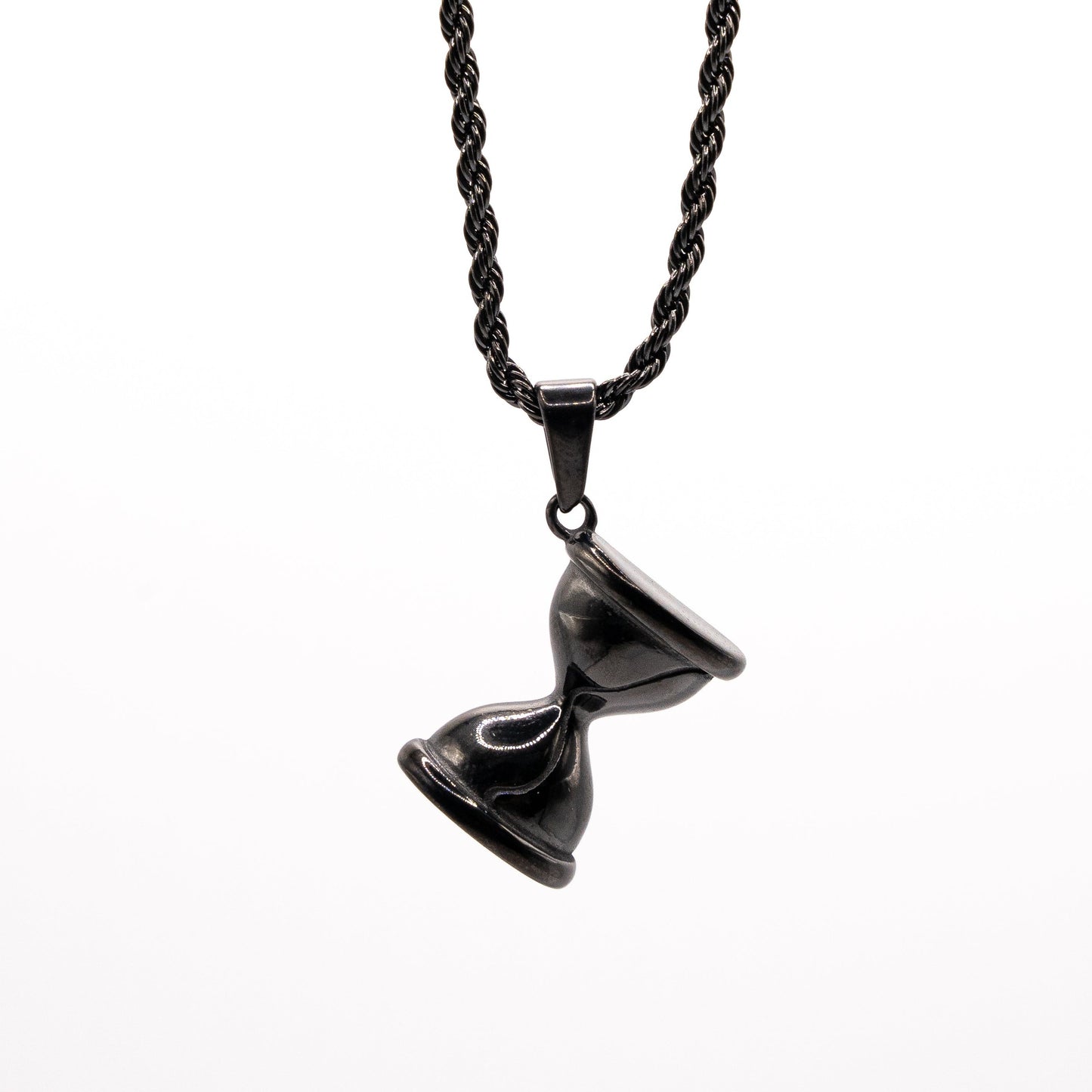 Cadena Rope Fina con Reloj de Arena