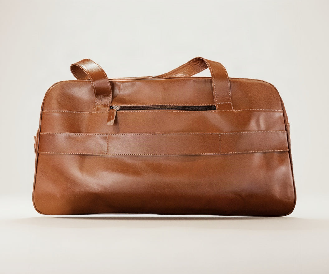Travel Bag Marron Brilloso