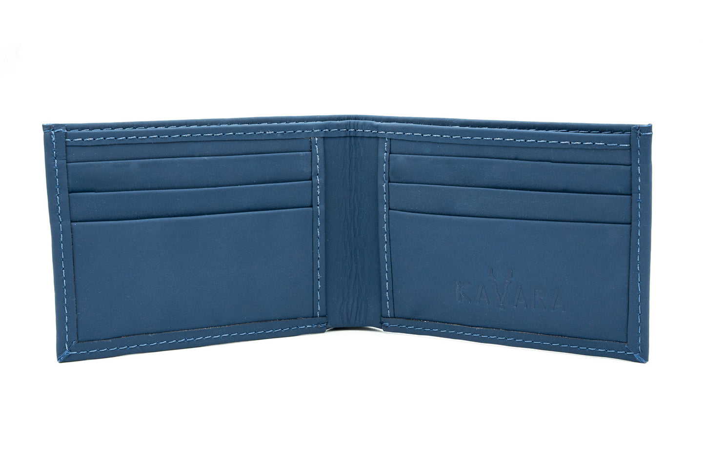 Billetera Grande Azul Mate