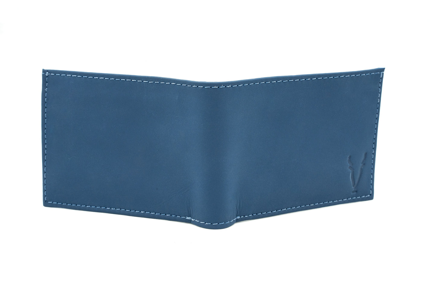 Billetera Grande Azul Mate
