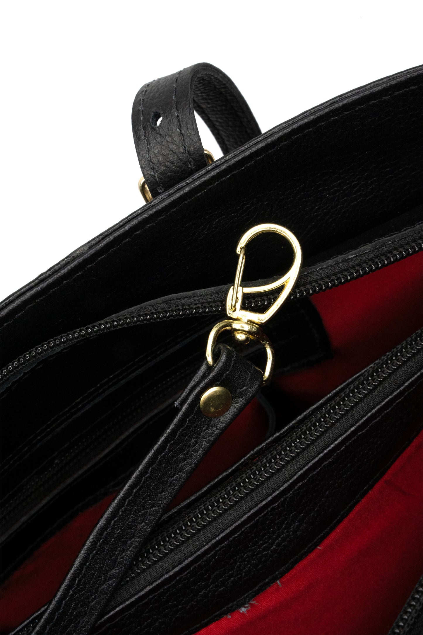 Cartera Tote Negro Cocodrilo