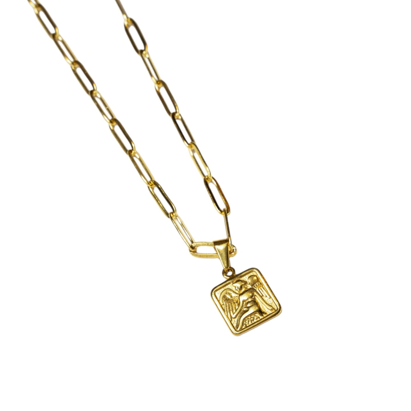 Cadena Clip con Medalla de Lucifer