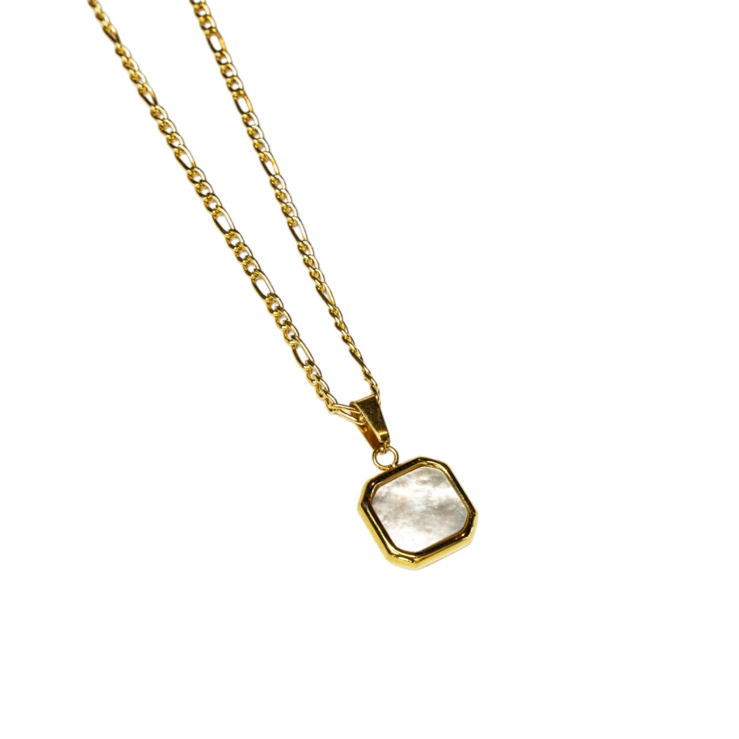 Cadena Figaro con Dije Square Nacar