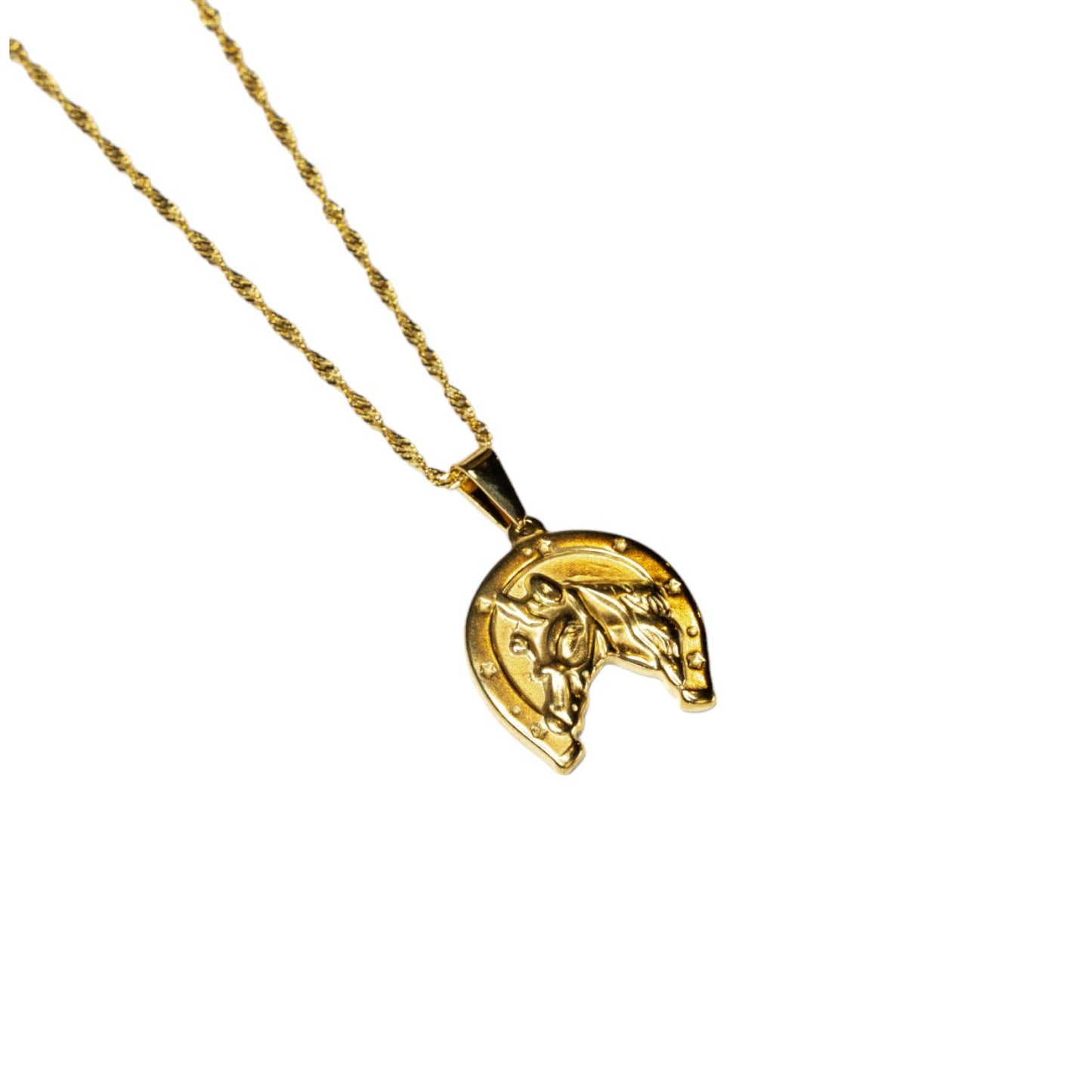 Cadena Curb con Herradura