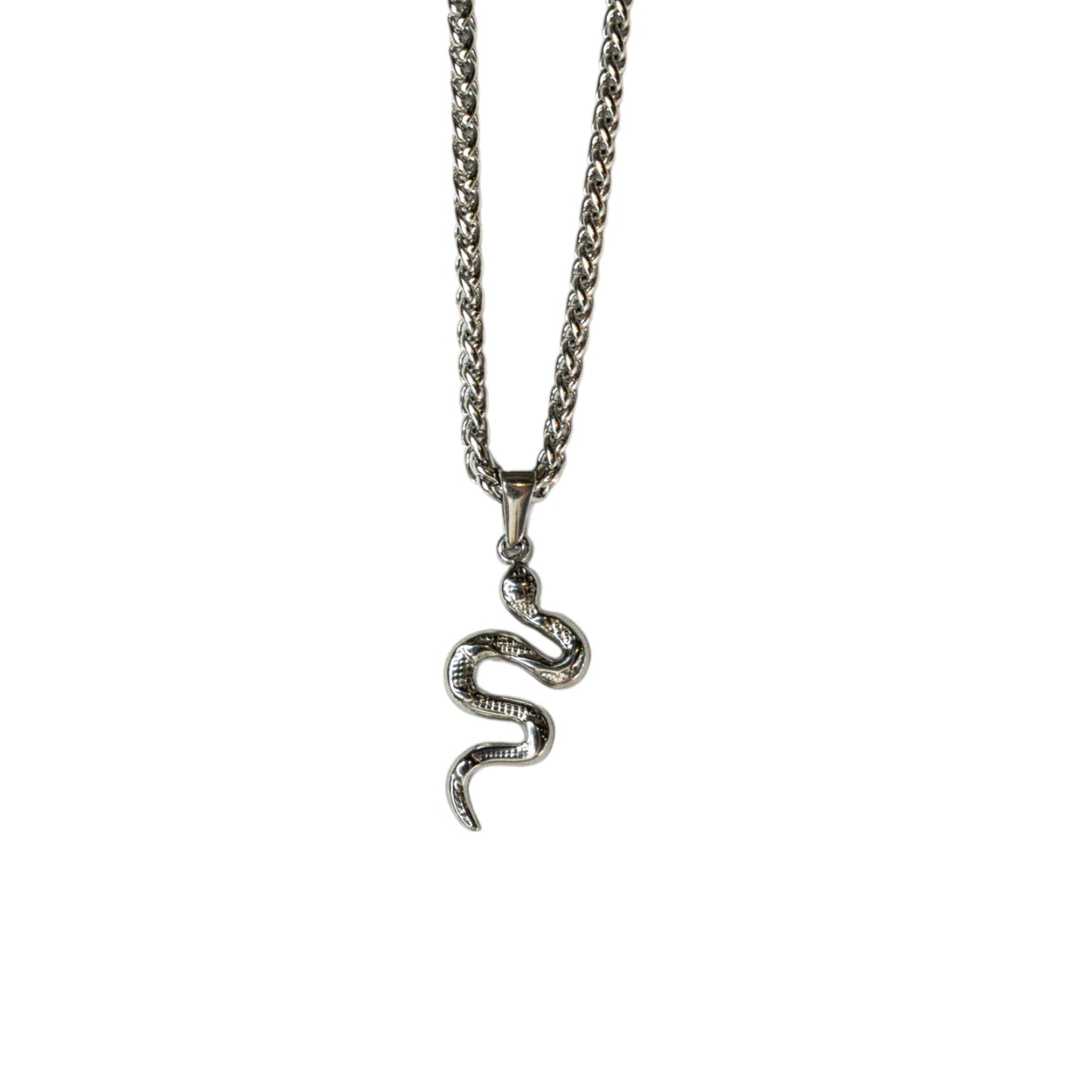 Cadena Wheat con Dije Snake