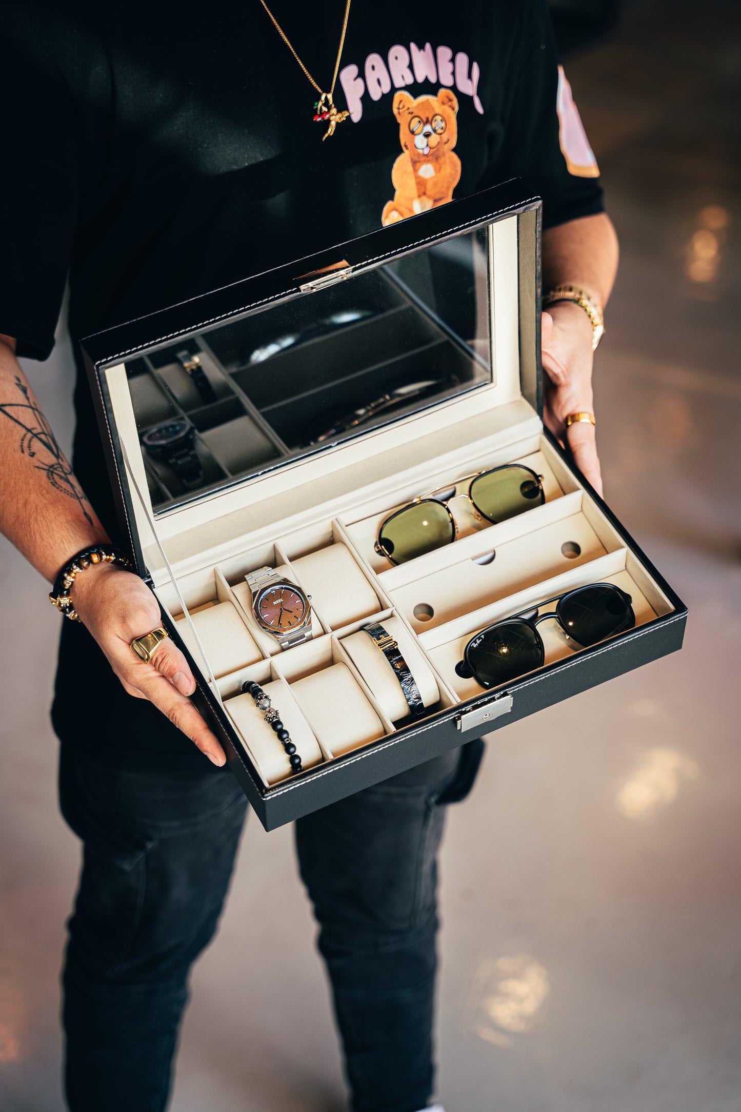 Caja Organizadora para Lentes y Relojes