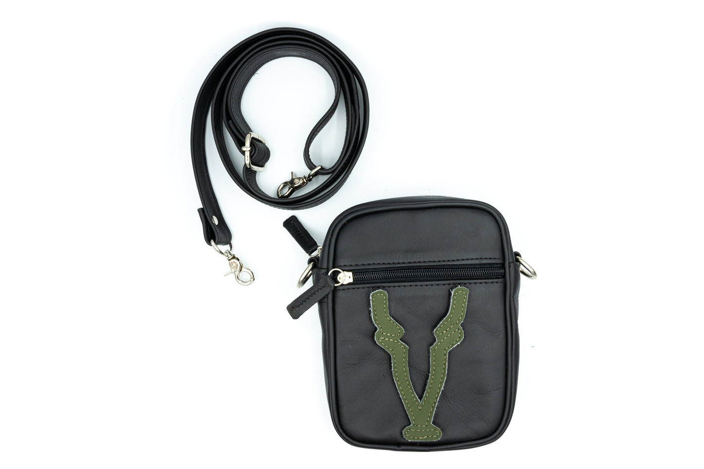 Bandolera Negro Mate