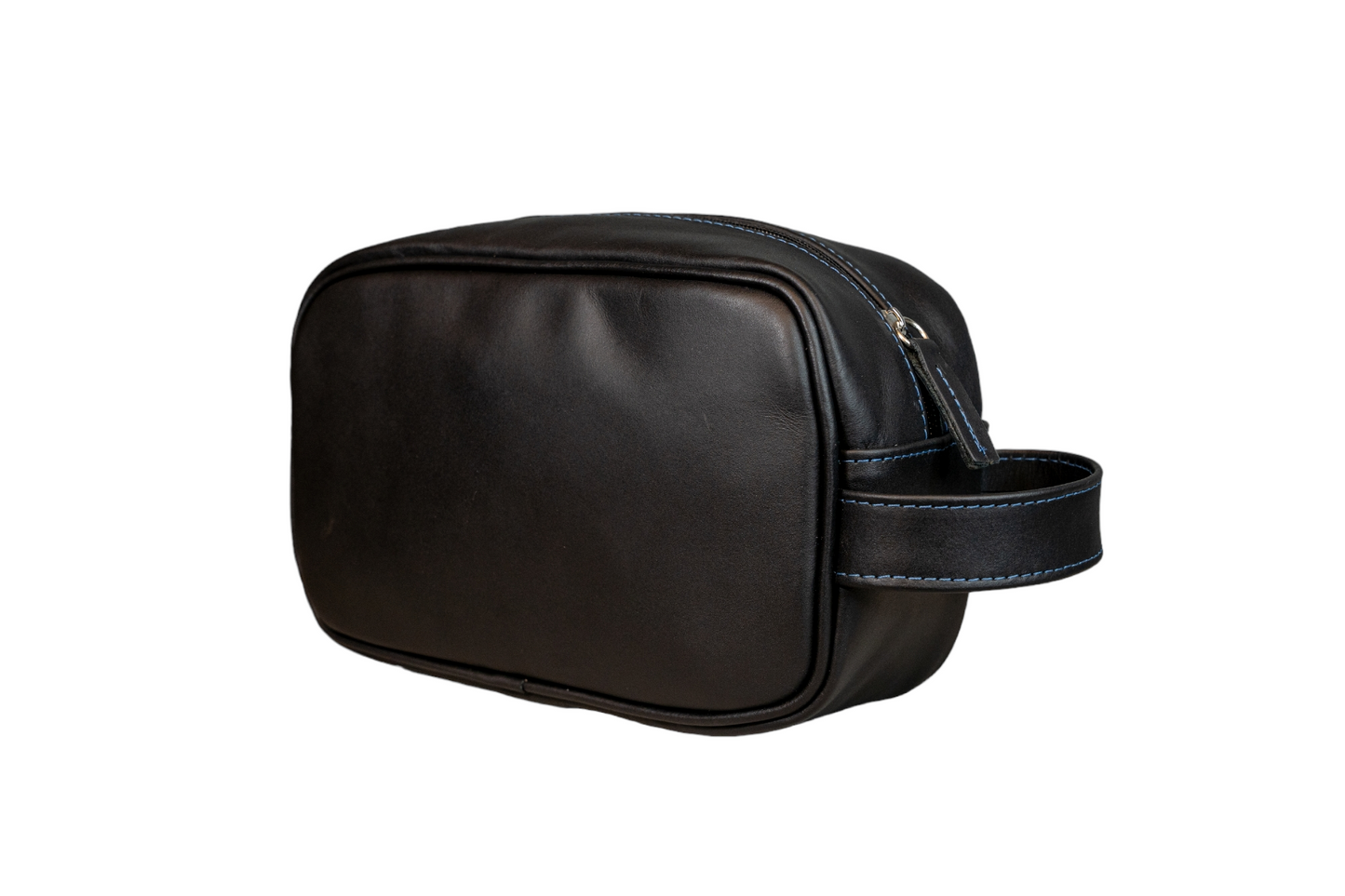 Neceser Compacto Negro Mate interior Azul Vintage
