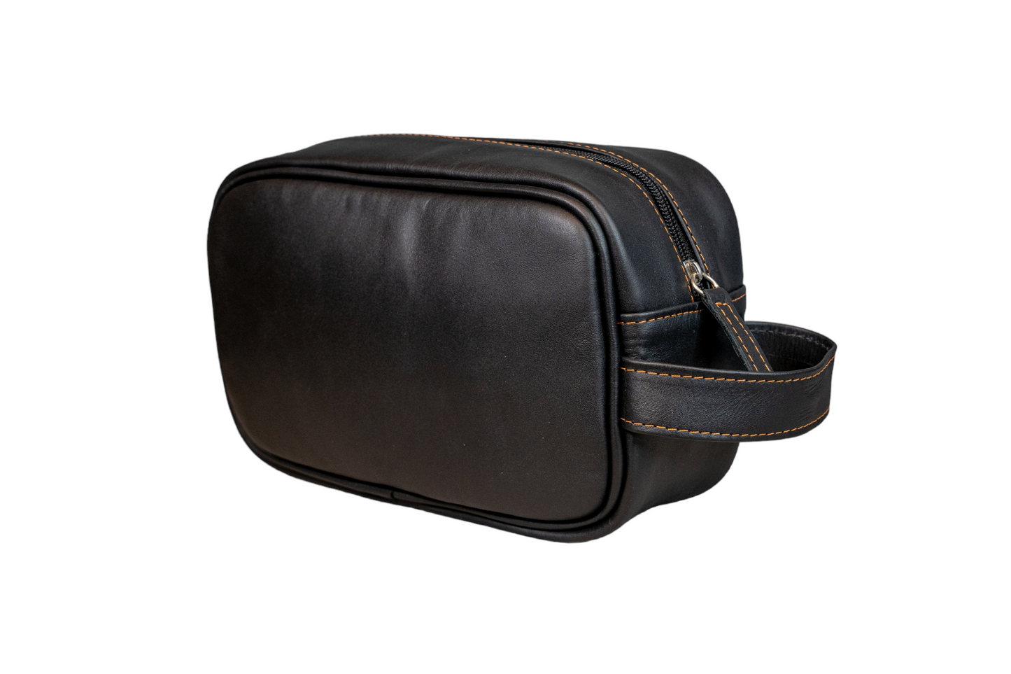 Neceser Compacto Negro Mate interior Naranja