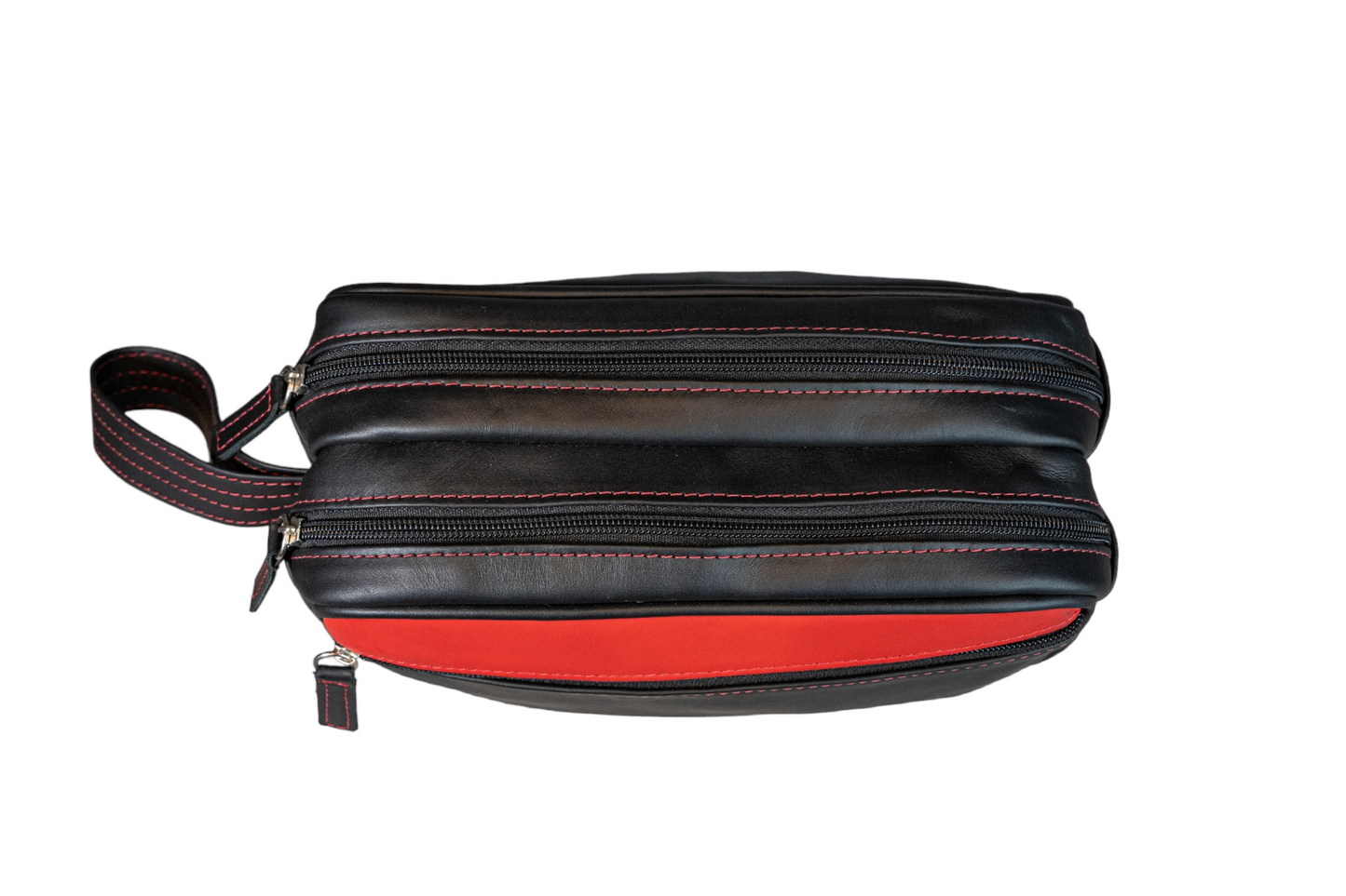 Neceser Doble Negro Mate interior Rojo Ferrari
