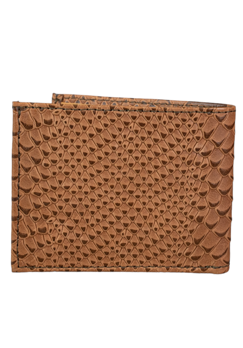 Billetera Compacta Anaconda Mostaza interior Mostaza Vintage