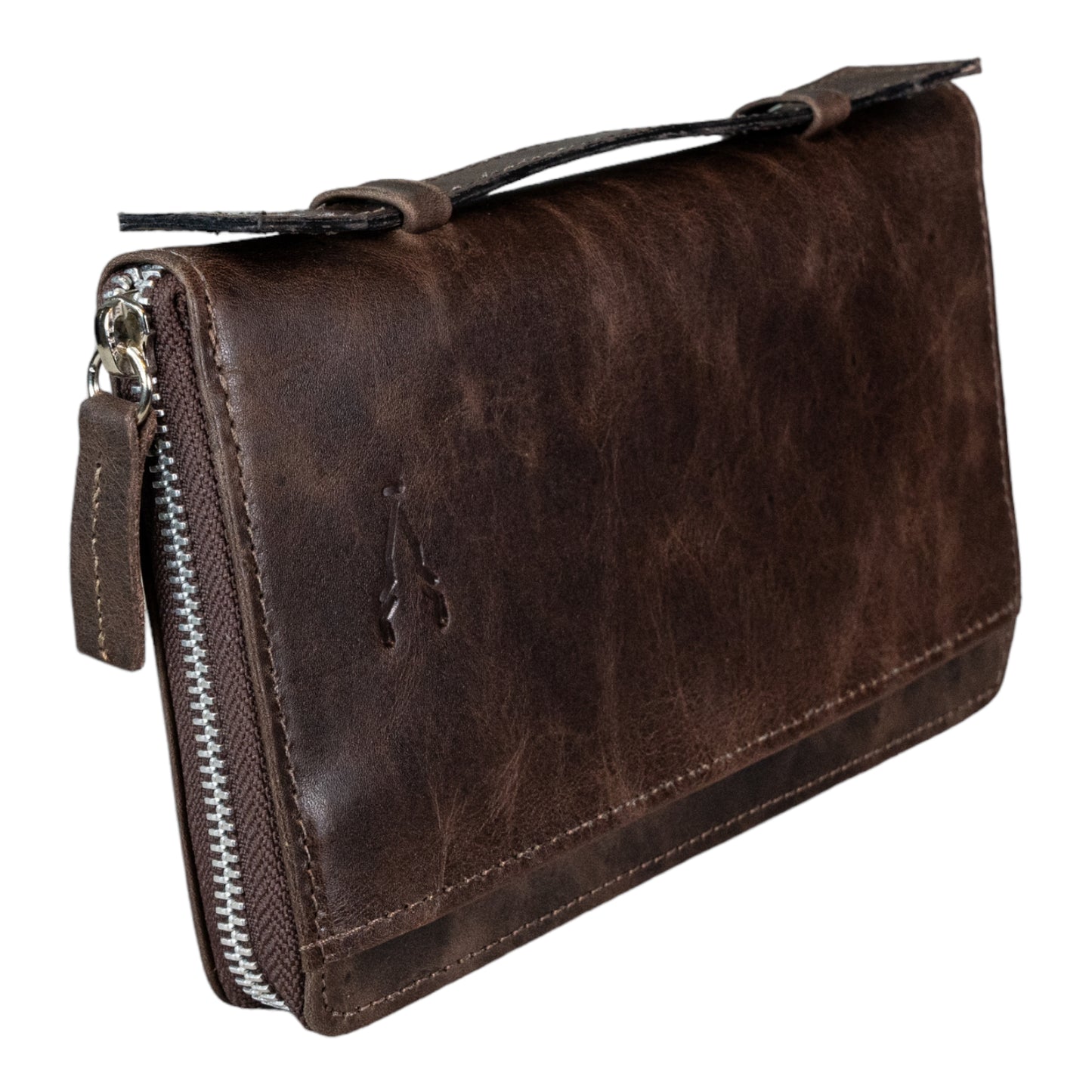 Billetera Model Z Marron Oscuro Vintage