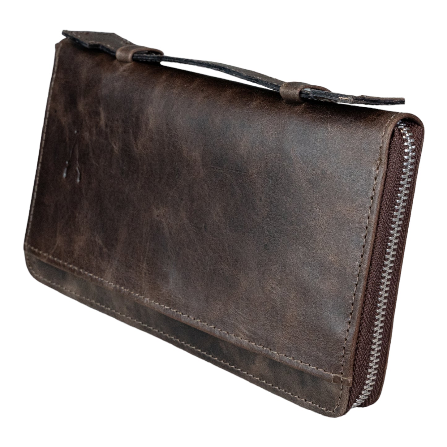 Billetera Model Z Marron Oscuro Vintage