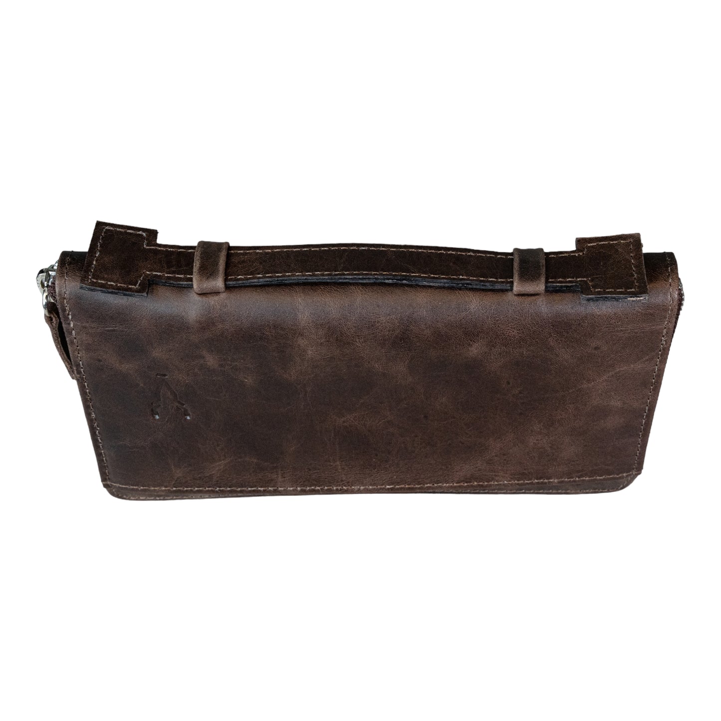 Billetera Model Z Marron Oscuro Vintage