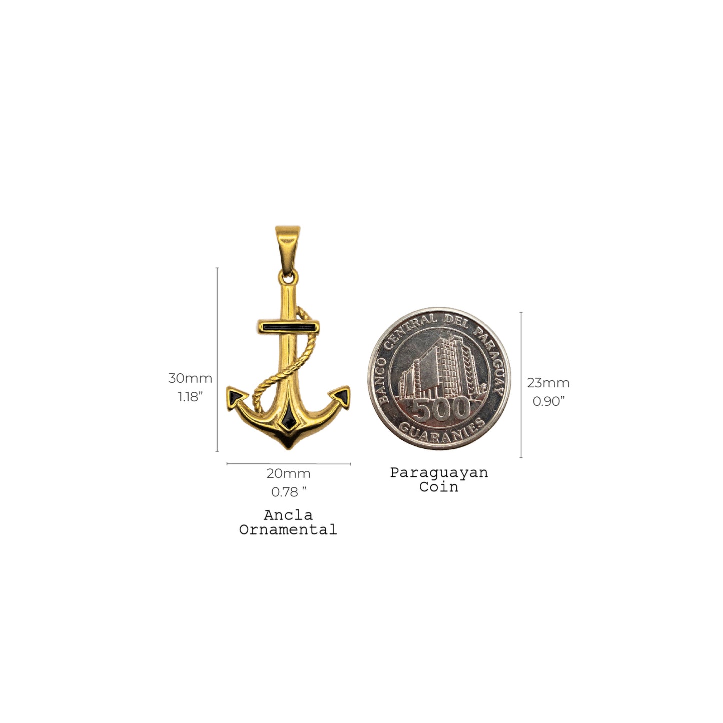 Dije Ancla Ornamental