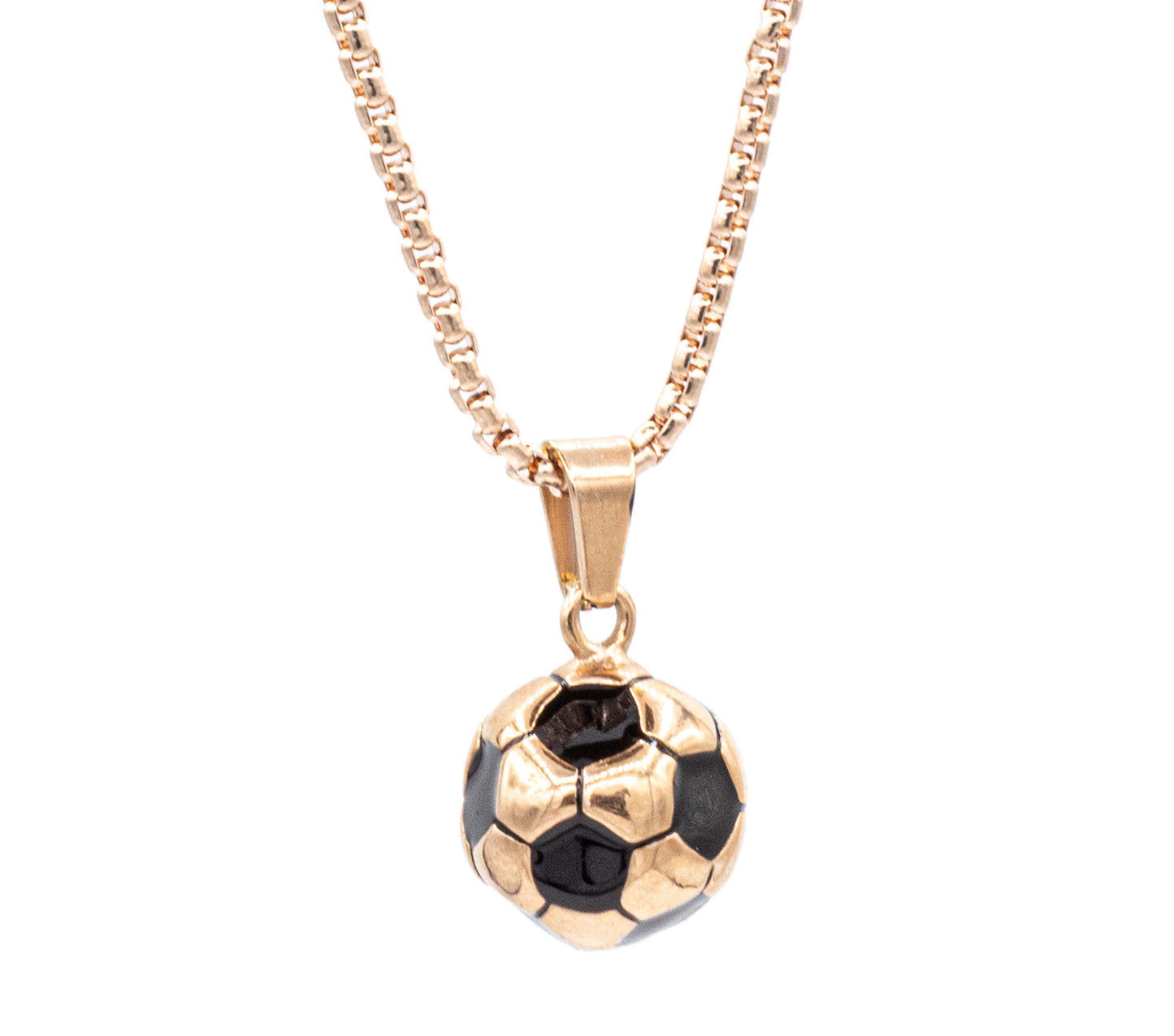 Cadena Pearl con Balón de Futbol