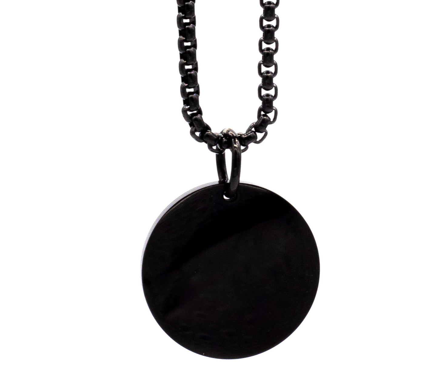 Cadena Pearl con Medalla Circular