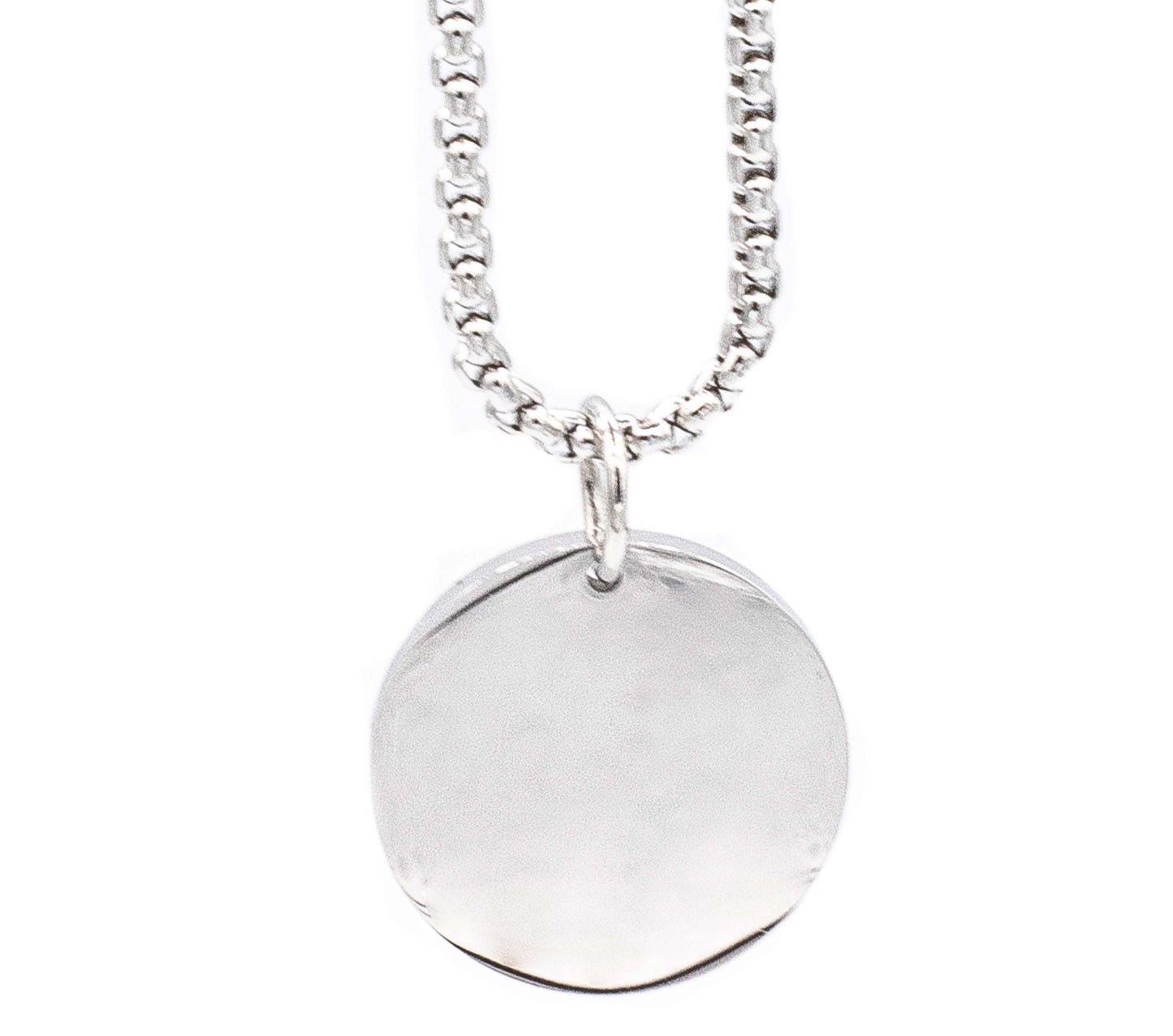 Cadena Pearl con Medalla Circular
