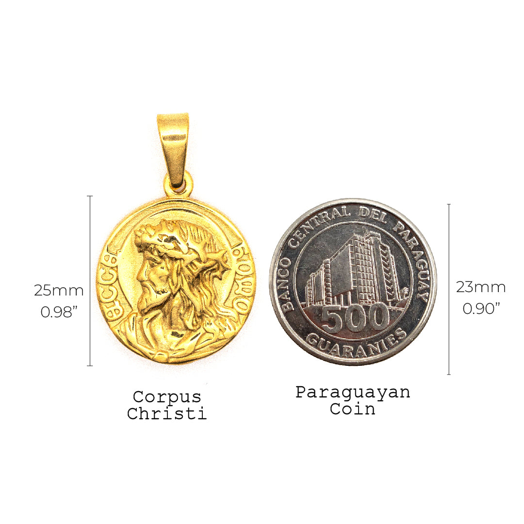 Cadena Cubana Fina con Corpus Christi