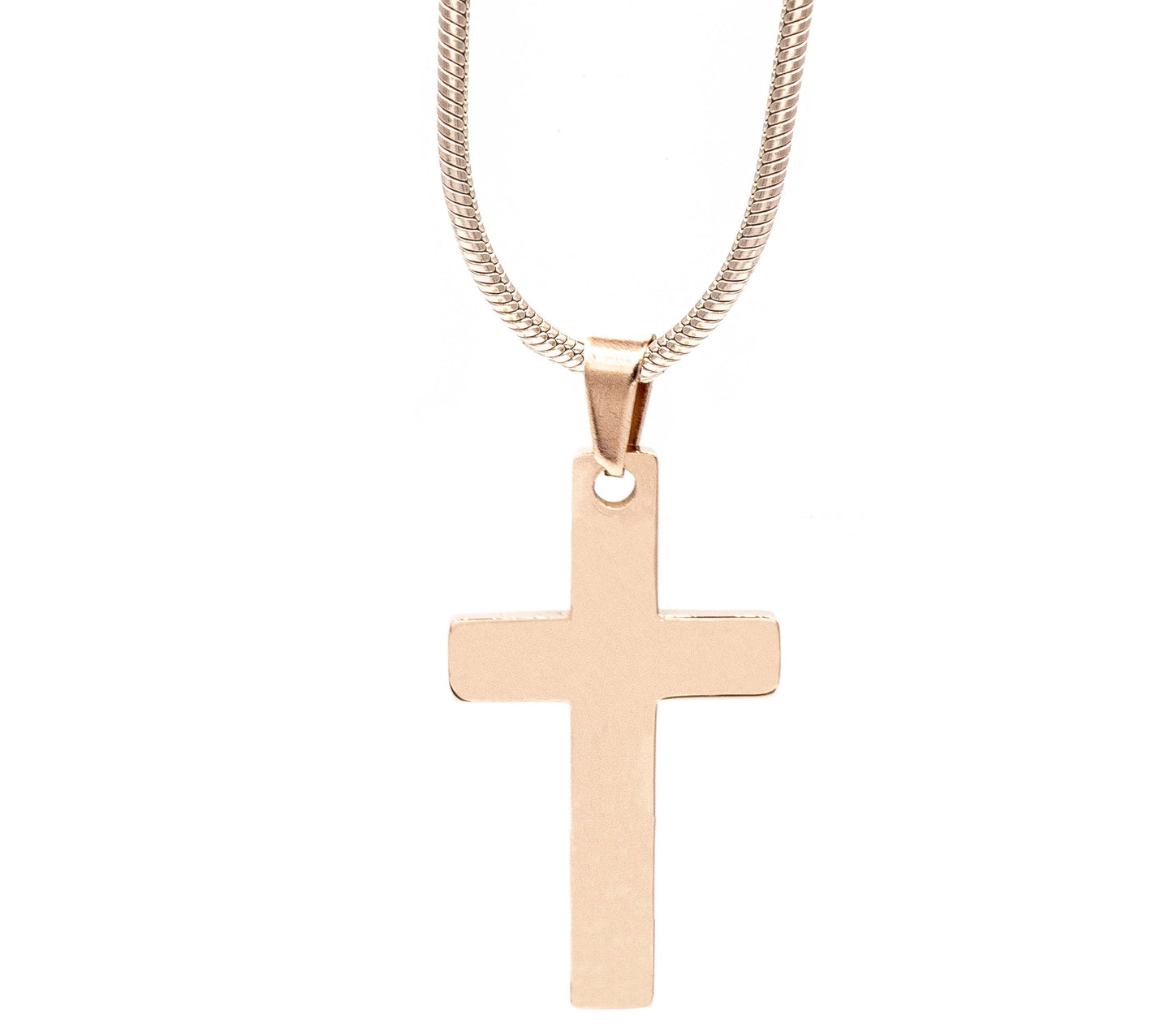 Cadena Ajustable con Cruz Minimalista