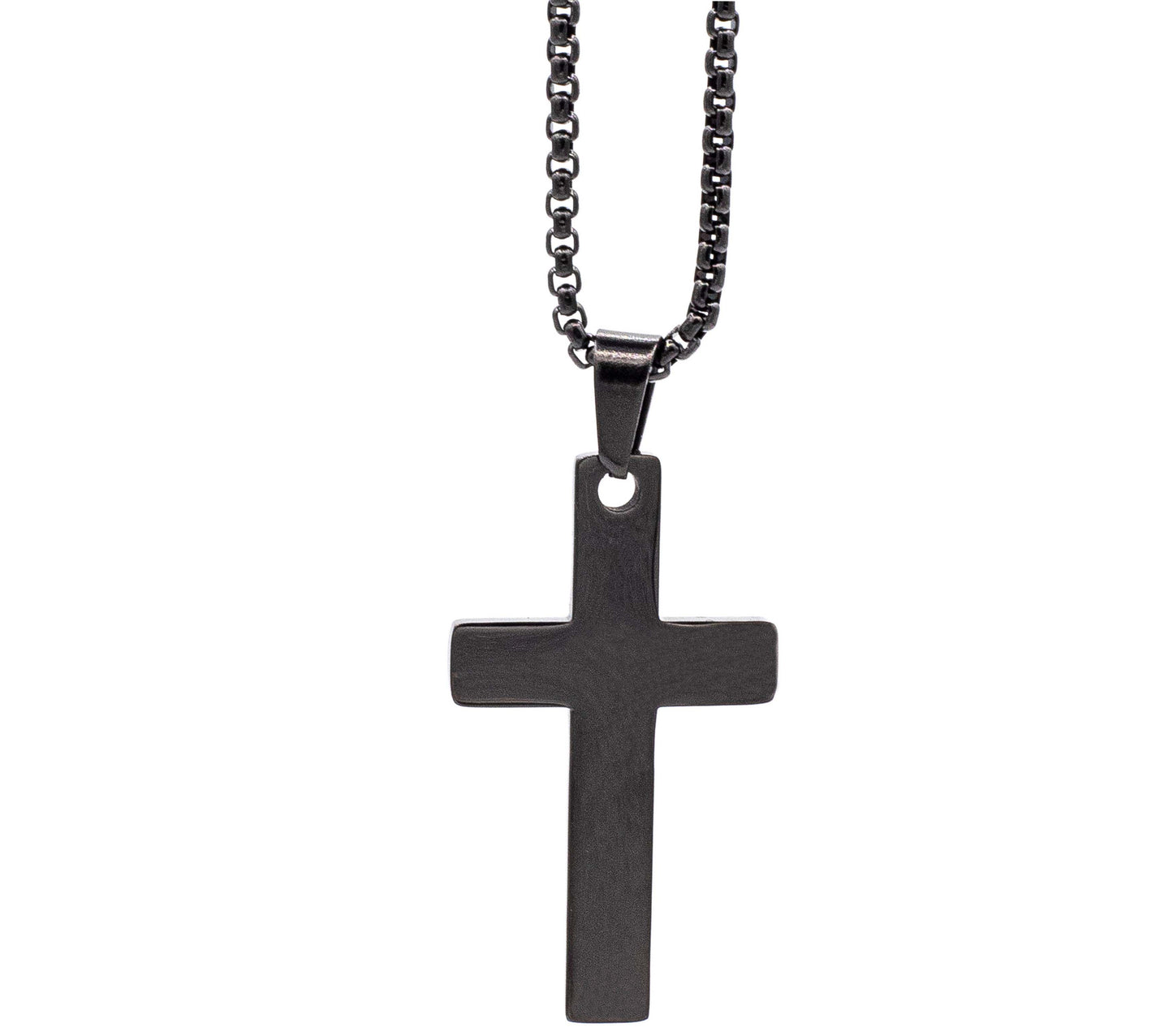Cadena Pearl con Cruz Minimalista