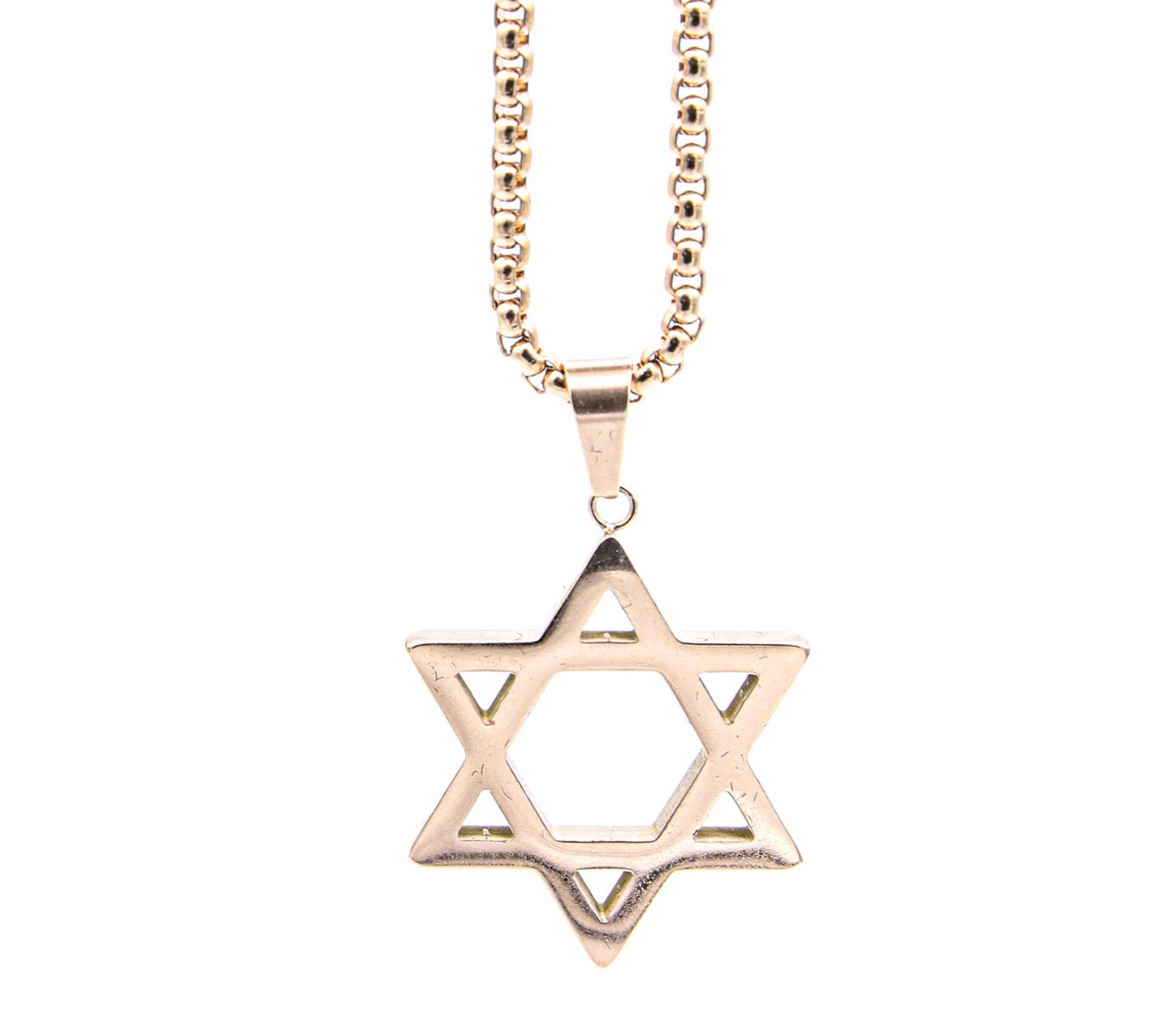 Cadena Pearl con Estrella de David