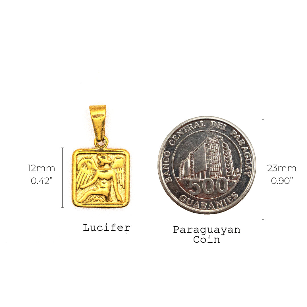 Cadena Clip con Medalla de Lucifer