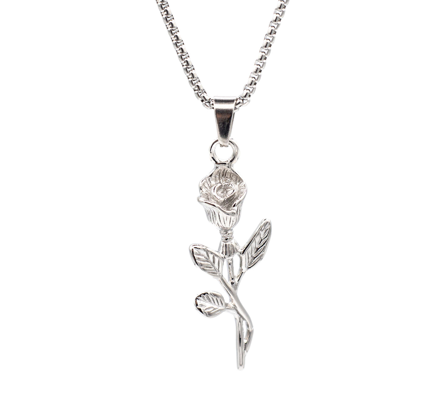 Cadena Pearl con Rosa