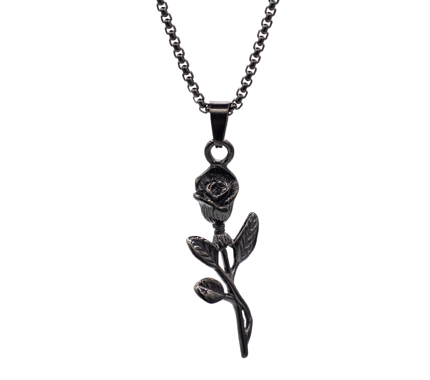 Cadena Pearl con Rosa