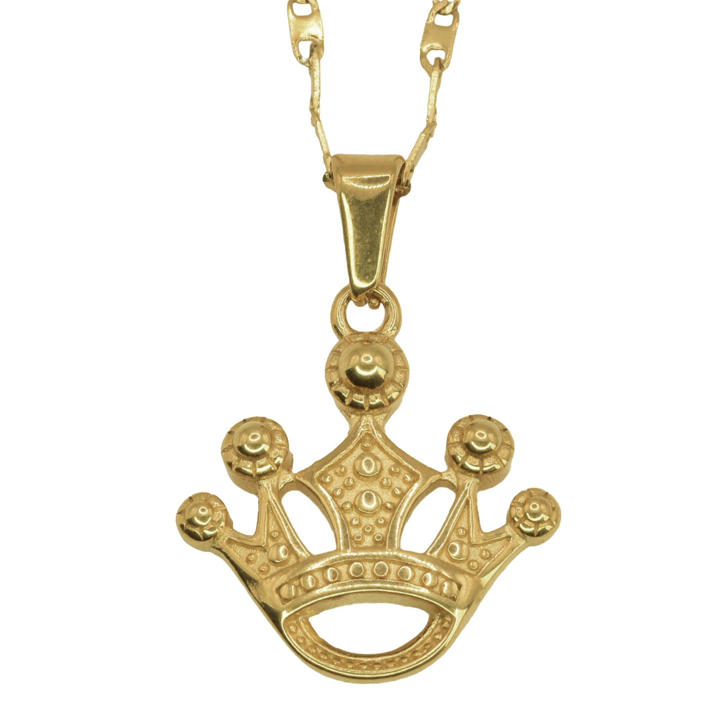 Cadena Stud con Corona de Duque