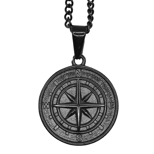 Cadena Cubana Fina con Dije de Compass