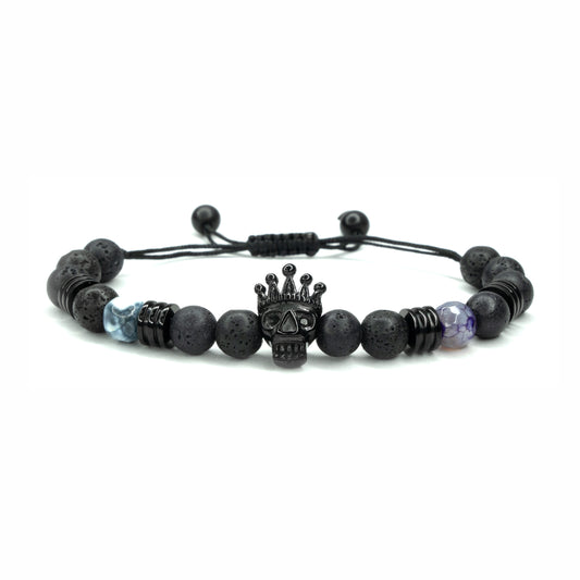 Pulsera Death King Black Volcanic