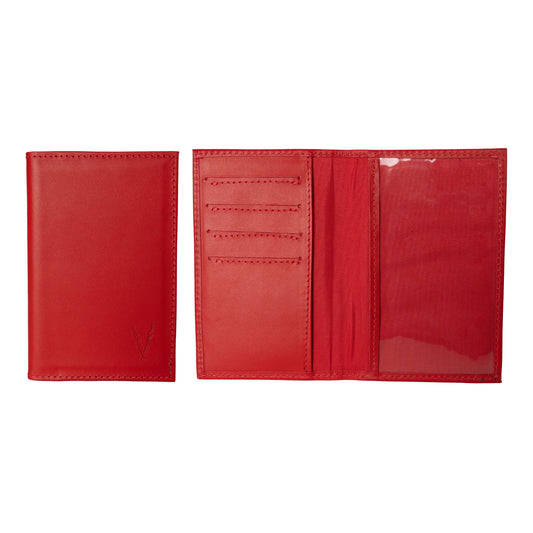Porta Pasaporte Rojo Ferrari